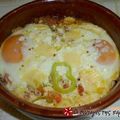 Cooksnap από pinalaki στη συνταγή Αυγά μάτια με ντομάτα στο πήλινο
