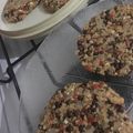 El cooksnap de Adela Ibañez cuando hizo Hamburguesas de Lentejas.