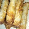 Haya Ali's cooksnap of when they made Springrolls.
