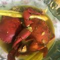 Cooksnap dari Maharani Dewi untuk resep Kepiting Rebus (Kuah Kuning)