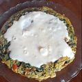 El cooksnap de Romina Ortega cuando hizo Tortilla de espinaca rápida.