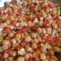 El cooksnap de Imme Sanchez cuando hizo Ceviche de garbanzo.