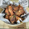 El cooksnap de Encar cuando hizo Alitas de pollo Tex fusión.
