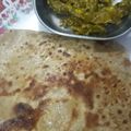 chitra bansal's cooksnap of when they made Ajwain paratha.