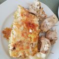 Aelin Ashryver Galathynius Cooksnap-ja, amikor elkészítette a(z) "Mama felé krumpli" juhtúrós csirkemellel és gyümölcsszószal receptet.