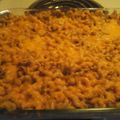 Joe's cooksnap of when they made Taco pasta bake.