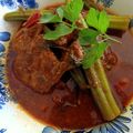 Cooksnap Melray semasa beliau membuat Asam Pedas Melaka.