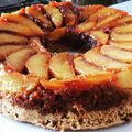 El cooksnap de Silvina Santarrosa cuando hizo Torta invertida de durazno.