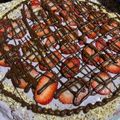 El cooksnap de Ignacio Ahumada cuando hizo Red velvet caKe-to. Queque sin azúcar, sin gluten.