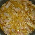 El cooksnap de Edgar Vera cuando hizo Bondiola de cerdo con crema al curry y limón al disco.