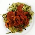 El cooksnap de 👑 Mely San 👑 cuando hizo Tallarines de calabacín con tomate y champiñones.