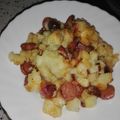 El cooksnap de Josie Jiménez Alvarez cuando hizo Salchipapas al horno.