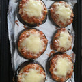 El cooksnap de Ángel Castillo cuando hizo Mini Pizza de Berenjena.