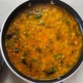 Amita Soni's cooksnap of when they made ખાટા મીઠા રસાદાર મગ (sweet and sour mung curry recipe in Gujarati Jain).