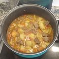 El cooksnap de Rocio Castañeda cuando hizo Ternera a la jardinera.