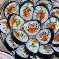 Cooksnap dari nasywa fauziyyah untuk resep Kimbab/kimbap/gimbab praktis