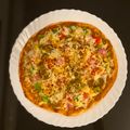 Vaibhavi Boghawala's cooksnap of when they made રોટી પીઝા (Roti pizza Recipe in Gujarati).