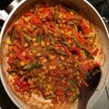 El cooksnap de Dennisse Basoalto cuando hizo Tallarines con verduras salteadas.