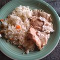 El cooksnap de Paula Hermosilla cuando hizo Filetillos de pollo con crema de champiñones y Quinoa.