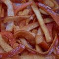 El cooksnap de Agustina cuando hizo Cáscaras de naranja confitadas caseras.