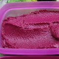 El cooksnap de Leticia Muniz cuando hizo Hummus de remolacha y mayonesa de zanahoria 🥕.