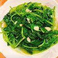 水晶姊姊 的 清炒地瓜葉 cooksnap
