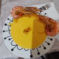 El cooksnap de Antonio Vilaplana Mico cuando hizo Sopa de calabaza y gambas.