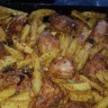 El cooksnap de Eduardo Quiñones cuando hizo Pollo "entalcado" con papas rústicas.