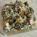 Mallika's cooksnap of when they made Restraunt style PALAK PANEER.