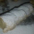 El cooksnap de Alis cuando hizo Cañoncitos de hojaldre con pastelera.