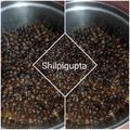 Shilpi gupta का कुकस्नैप जब उन्होंने काले चने(kale chane recipe in hindi) बनाया था।