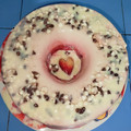 El cooksnap de liisseth alava cuando hizo Gelatina Mosaico  de corazón Con Leche de Coco y Gelatina de Fresas!!!.