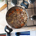 El cooksnap de Daniel Bravo Torres cuando hizo Pollo arvejado.