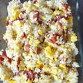 Cooksnap dari Irma Hayati untuk resep Bekal : nasi goreng putih dgn telur dadar