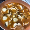 El cooksnap de Sarita Rodríguez Santos cuando hizo Almejas a la marinera.