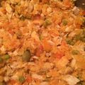 El cooksnap de Vivi cuando hizo Arroz con pollo (Colombiano).