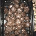 El cooksnap de carla cuando hizo Trufas de oreo y nutella.