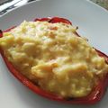 El cooksnap de Chus cuando hizo Pimientos rojos rellenos de tortilla con cebolla y zanahoria.