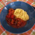 il irharuka quando ha preparato Savarin di polenta con salsiccia e funghi