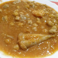 El cooksnap de José Luis HR cuando hizo Garbanzos con rape y langostinos.
