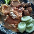 Cooksnap dari Lis untuk resep Tahu penyet bumbu kacang