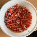 Tünde Argyelán Zoltánné Cooksnap-ja, amikor elkészítette a(z) Ecetes paradicsomsaláta receptet.