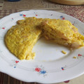 El cooksnap de Nieves Fernandez Fiaño cuando hizo Tortilla de calabacín y gambas.