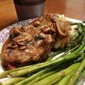 Janie's cooksnap of when they made Hamburger Steak w/ Onions & Gravy.