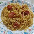 Cooksnap από MaryBelly στη συνταγή Spaghetti με ντοματίνια και φέτα