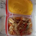El cooksnap de Raquel Chaves cuando hizo Salteado de pollo y verduras.