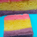 Cooksnap dari Mama Fio untuk resep Bolu Pelangi