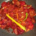 Cooksnap Erin Naomei semasa beliau membuat Daging Masak Merah (Ala Kedai Tom Yam).
