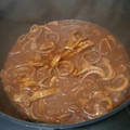 El cooksnap de Soraya Matesanz cuando hizo Calamares encebollados.