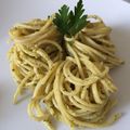 El cooksnap de Marieta cuando hizo Pasta al pesto genovés.